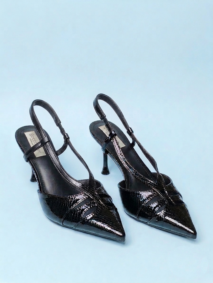 The Croc Embossed Slingback&nbsp;