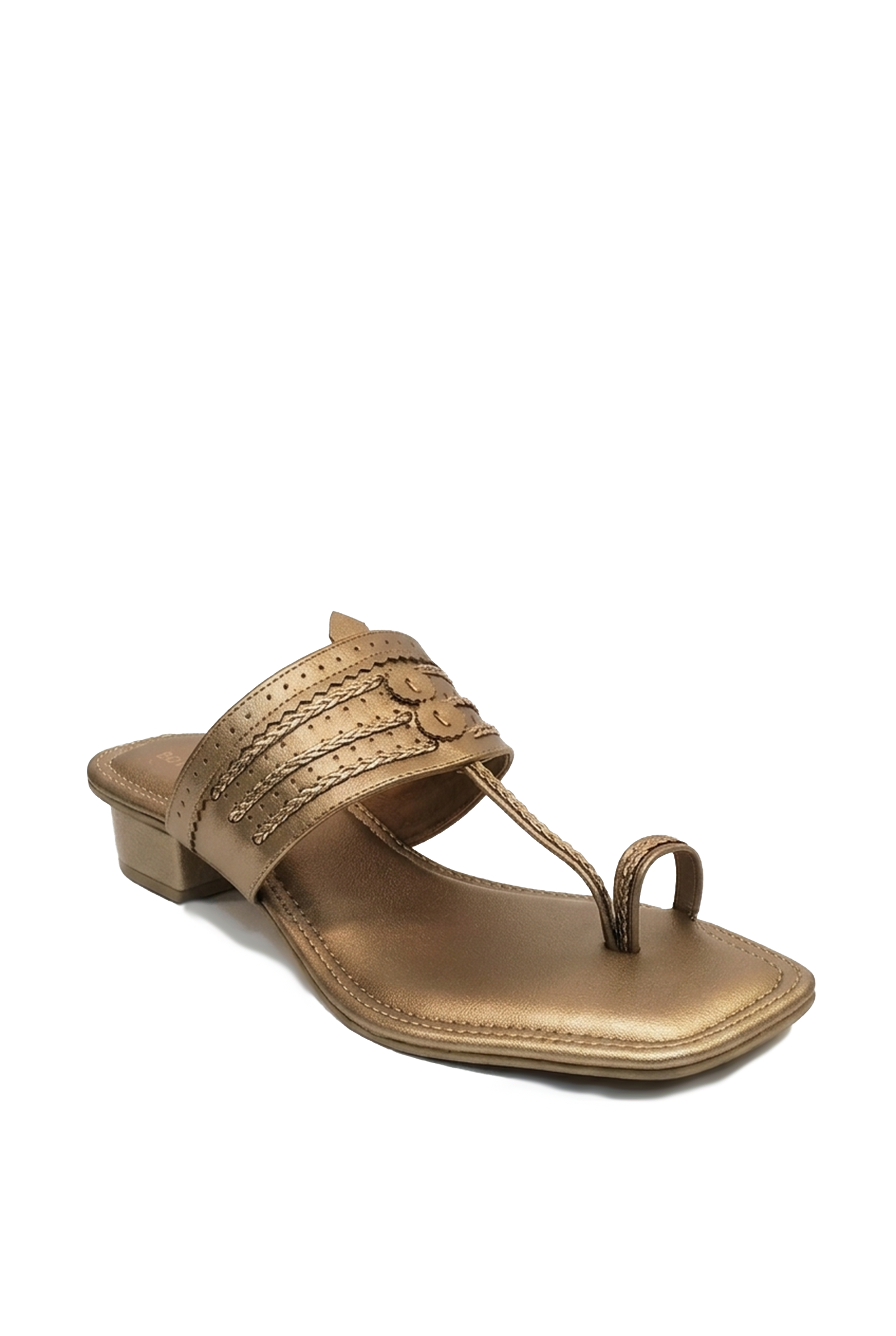 The Heritage Kolhapuri Block Heel