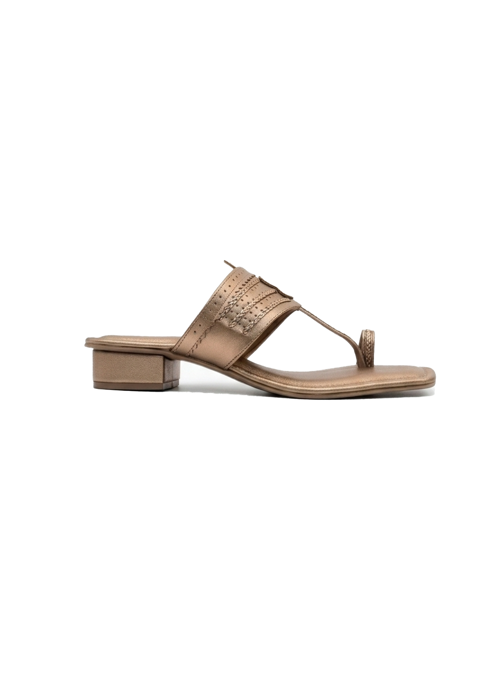 The Heritage Kolhapuri Block Heel