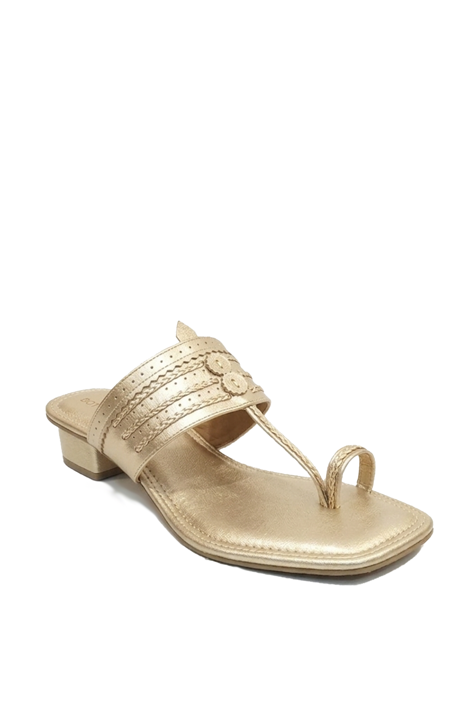The Heritage Kolhapuri Block Heel