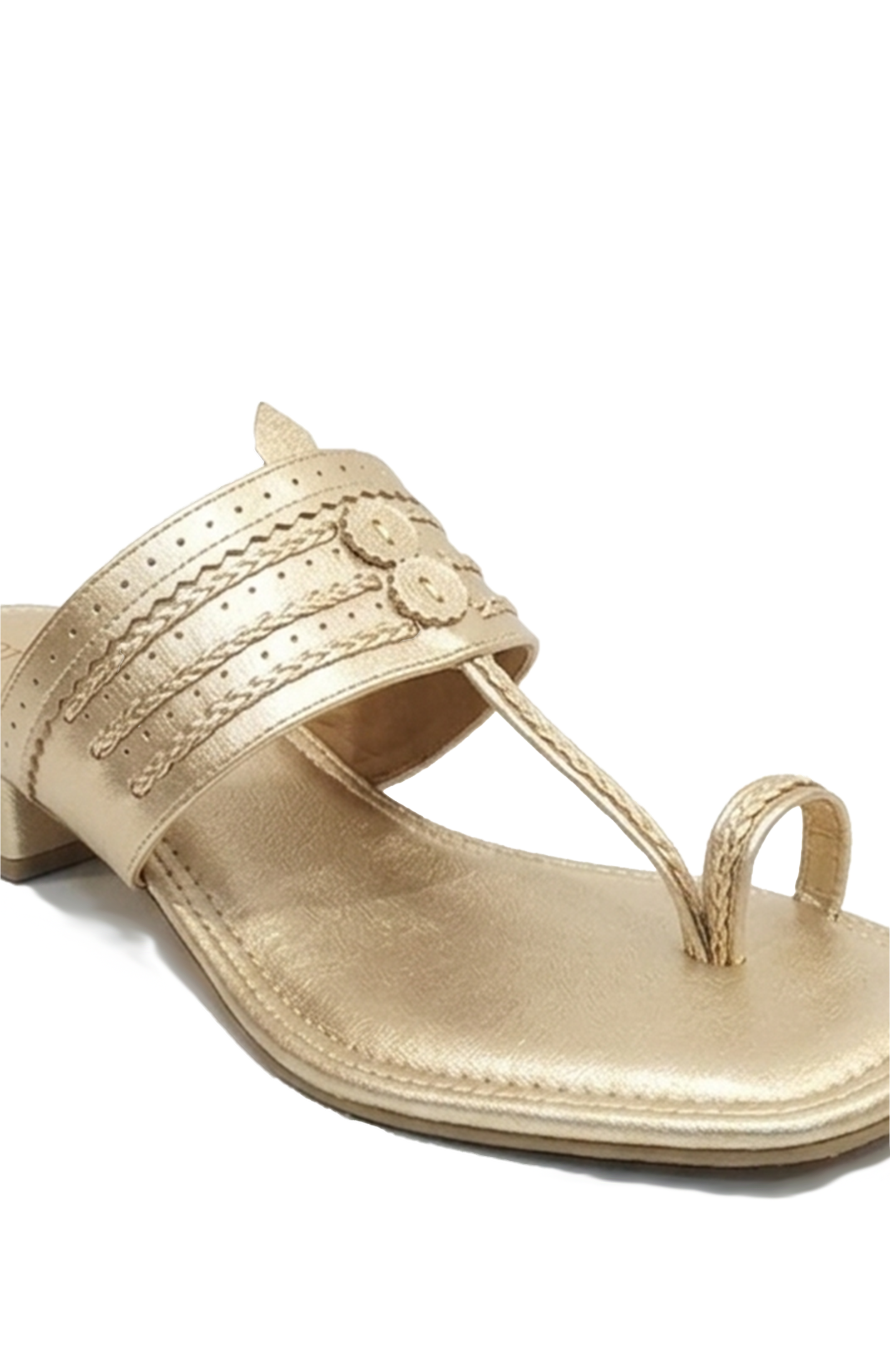 The Heritage Kolhapuri Block Heel