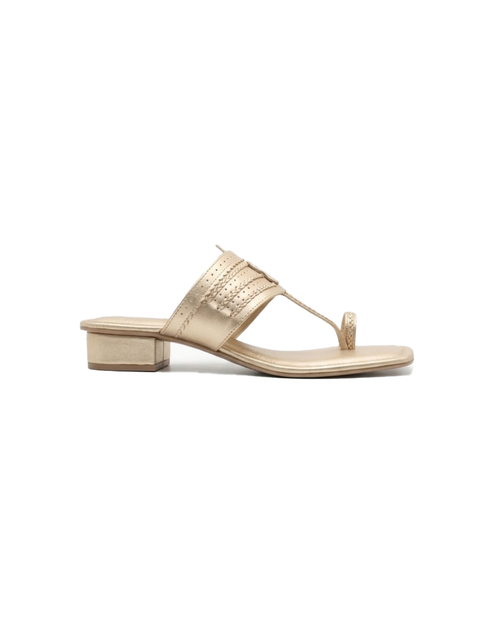 The Heritage Kolhapuri Block Heel