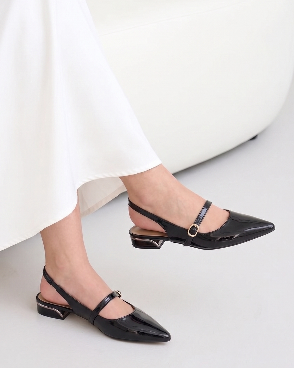 The Gloss Mary Jane Slingback